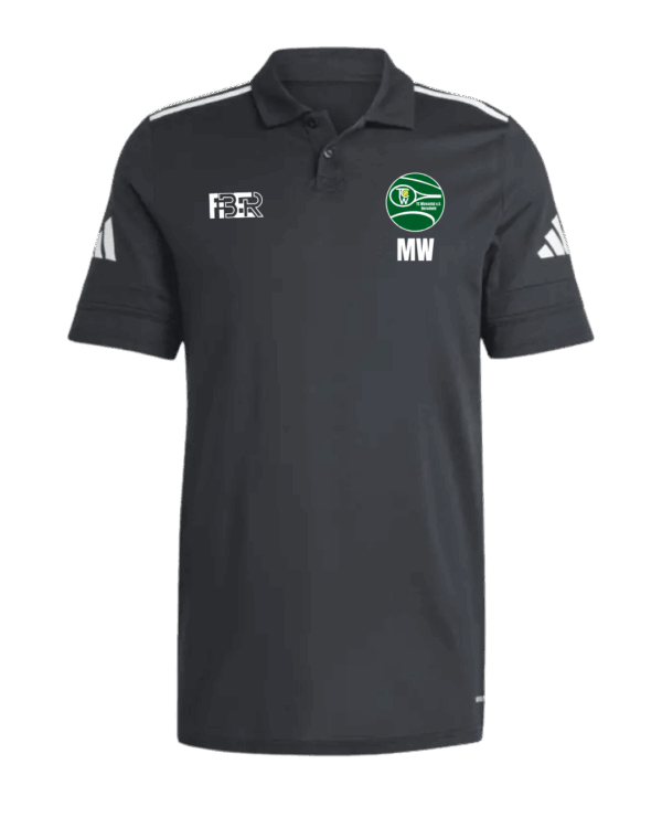 ADIDAS Squadra 25 Cotton Polo, Herren, schwarz - TCW