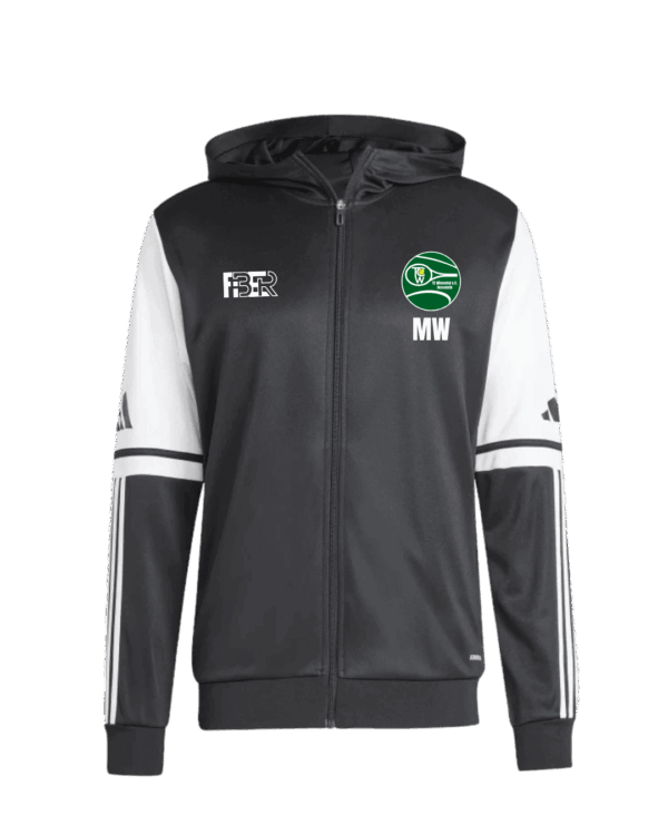 ADIDAS Squadra 25 Zip-Hoodie, schwarz - TCW